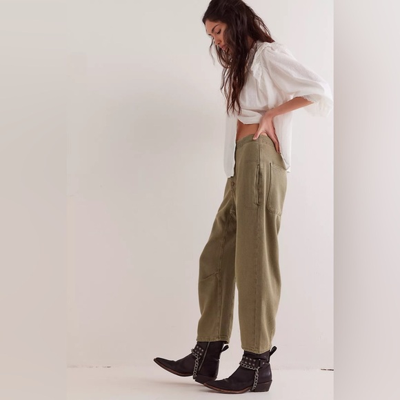 We The Free Osaka Jeans pants green sz 24 - Picture 8 of 9